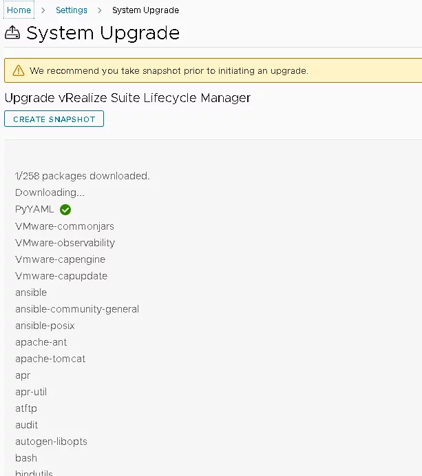 How To Upgrade Vmware Aria Suite Lifecycle Formerly Vrealize Suite